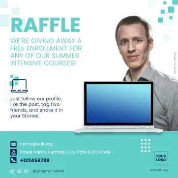 EDIT a raffle template