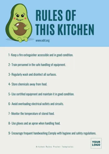 Edit a Kitchen Rules sign