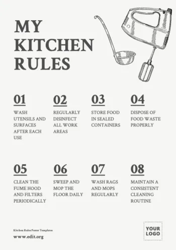 Edit a Kitchen Rules sign