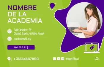 Edita una tarjeta de visita