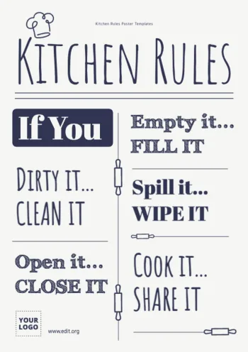 Edit a Kitchen Rules sign