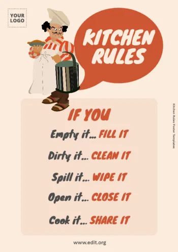 Edit a Kitchen Rules sign