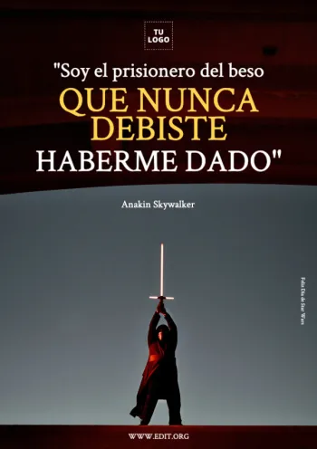 Edita un póster de Star Wars