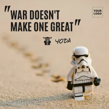 Editar um cartaz do Star Wars