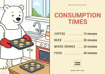 Edit a sign for your bar