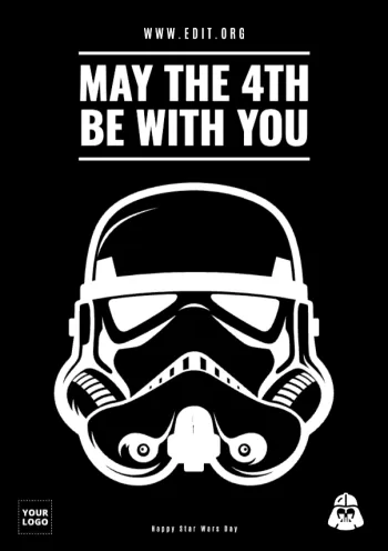 Edit a Star Wars Day banner