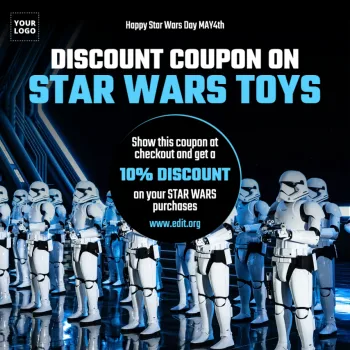 Editar um cartaz do Star Wars