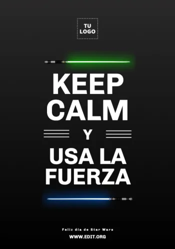 Edita un póster de Star Wars