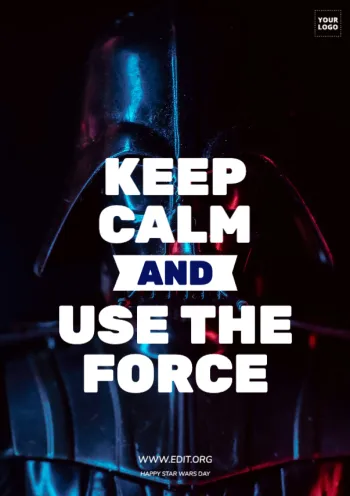 Edit a Star Wars Day banner