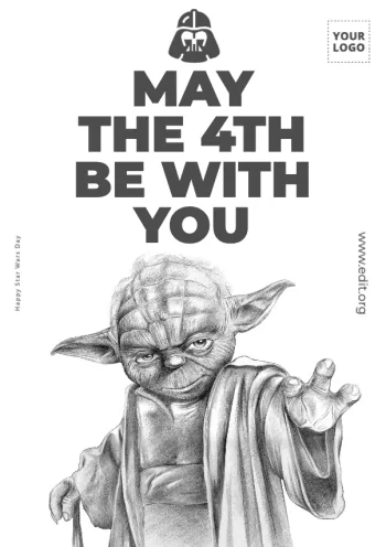 Edit a Star Wars Day banner