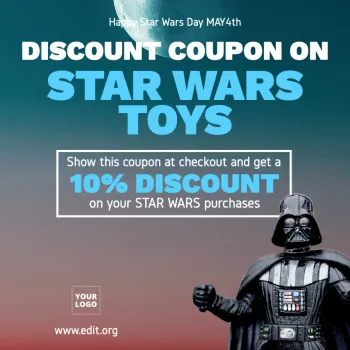 Editar um cartaz do Star Wars