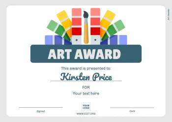 Create my diploma or certificate