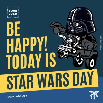 Editar um cartaz do Star Wars