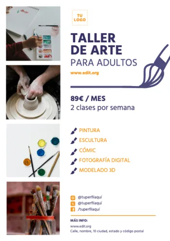 Edita una plantilla A4