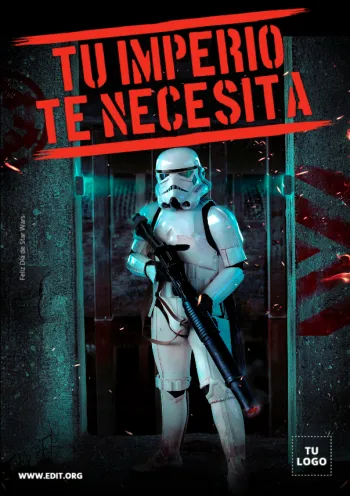 Edita un póster de Star Wars
