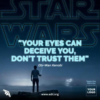 Editar um cartaz do Star Wars