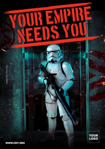 Edit a Star Wars Day banner