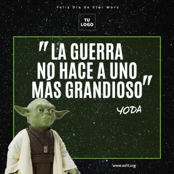 Edita un póster de Star Wars