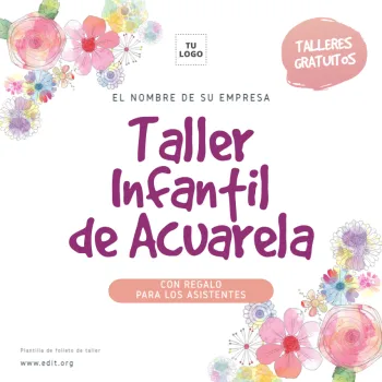 Edita un flyer de taller