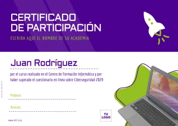 Crear mi diploma o certificado
