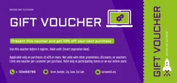 Create a gift voucher