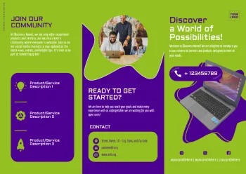 Een brochure bewerken