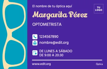 Edita una tarjeta de visita