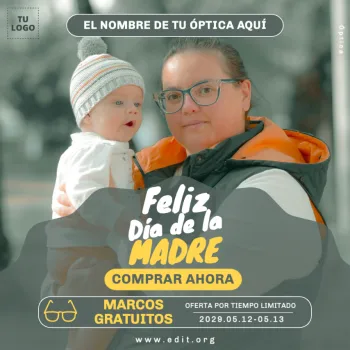 Edita un banner para una Óptica