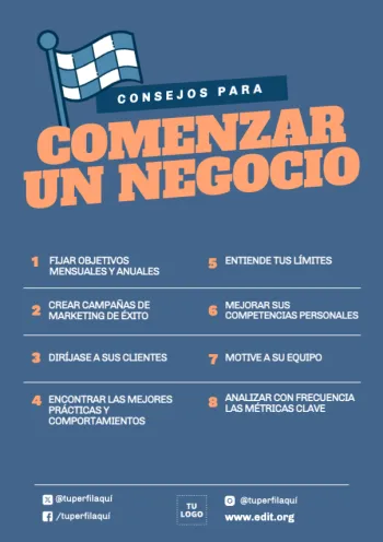 Edita una plantilla A4