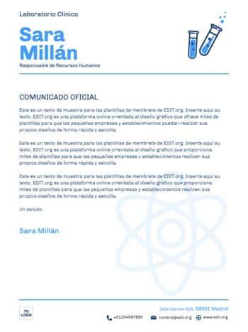 Editar una plantilla US letter