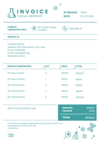 Modifier une facture