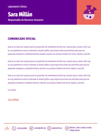 Editar una plantilla US letter