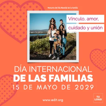Edita flyers del Día de la Familia
