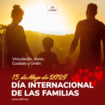 Edita flyers del Día de la Familia