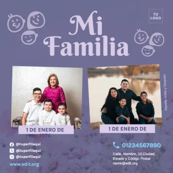 Edita flyers del Día de la Familia