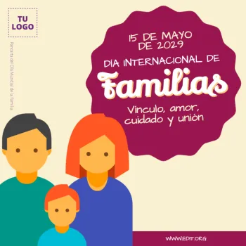 Edita flyers del Día de la Familia