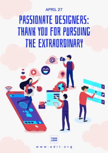 Bearbeite ein Social Media Template