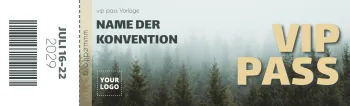 Gestalte eine Eintrittskarte