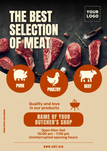 Edit a Butchers' cut poster