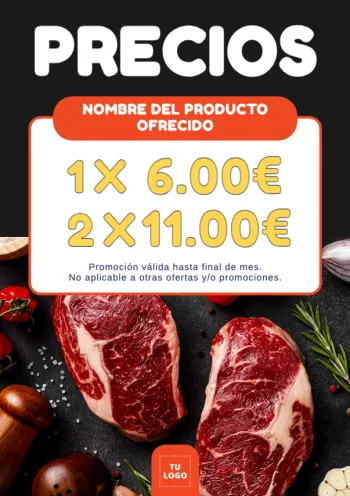 Edita un póster de Carnicería