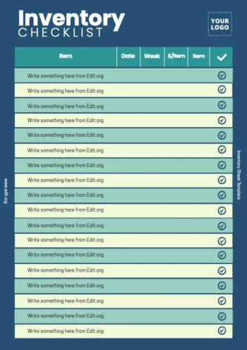 Edit an Inventory template