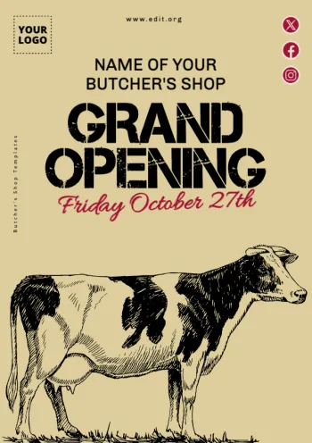 Edit a Butchers' cut poster