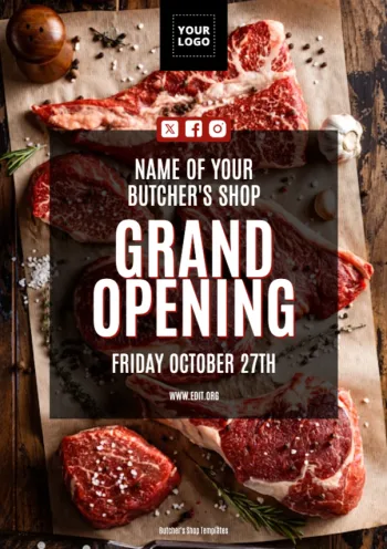 Edit a Butchers' cut poster