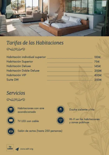 Edita un anuncio de Hotel