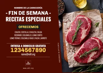 Edita un póster de Carnicería