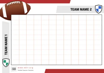 Edit a Football Square grid template
