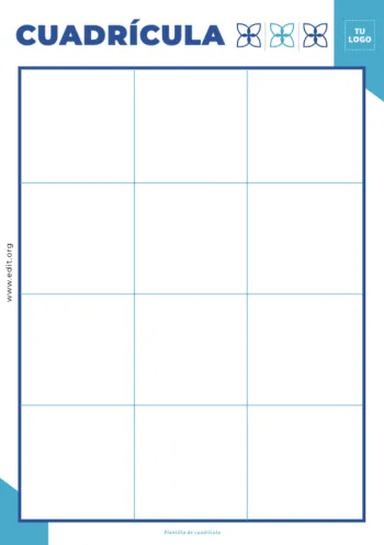 Edita una plantilla cuadriculada