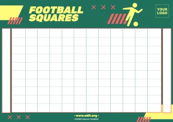 Edit a Football Square grid template