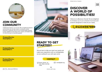 Een brochure bewerken