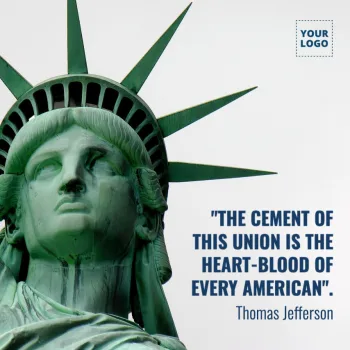 Edit a 4th of july template